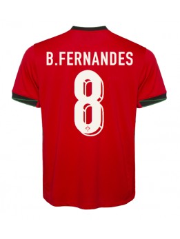 Portugal Bruno Fernandes #8 Replika Hemmakläder EM 2024 Kortärmad